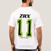 ZRXOA groen 1100 T-shirt (Achterkant)
