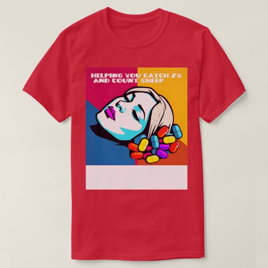 Zs et moutons de comptage à appliquer TShirt (Design devant)