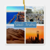 zSA010 SAUDI ARABIA, Azië, Keramisch Ornament (Voorkant)