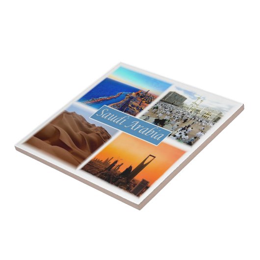 zSA010 SAUDI ARABIA, Azië, Tegeltje (Zijkant)