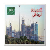 zSA016 KONING ABDULLAH FINANCIËEL DISTRICT, Tegeltje (Voorkant)