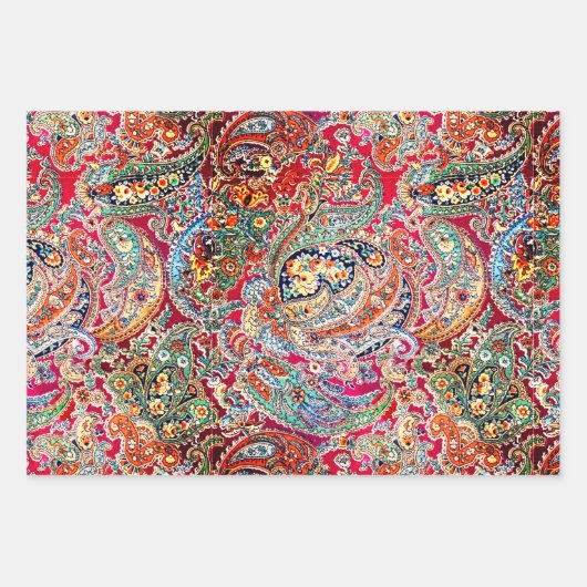 Zsa Zsa Paisley, Mah Jongg en Melange Inpakpapier Vel (Voorkant 2)