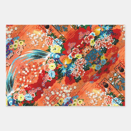 Zsa Zsa Paisley, Mah Jongg en Melange Inpakpapier Vel (Voorkant)