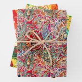 Zsa Zsa Paisley, Mah Jongg en Melange Inpakpapier Vel (In situ)