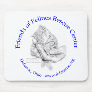 ZsaZsa Hands met Paarse tekst Muismat