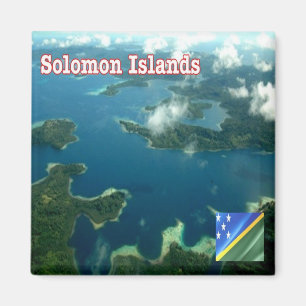 ZSB007 SOLOMON-EILANDEN, Oceanië, Fridge Magneet