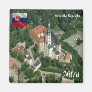 zSK010 NITRA CASTLE, Slowakije, Europa, Fridge Magneet