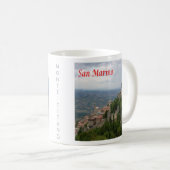 zSM007 MONTE TITANO panorama, San Marino, Koffiemok (Voorkant rechts)