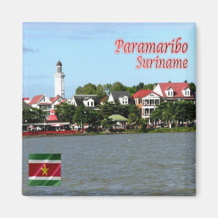 zSR006 PARAMARIBO, Suriname, Amerika, Fridge Magneet