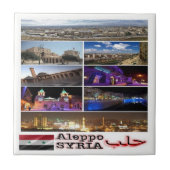 zSY003 collage van ALEPPO, Syrië, Azië, Tegeltje (Voorkant)