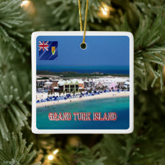 zTC005 GRAND TURK ISLAND, Turks en Caicos, Keramisch Ornament