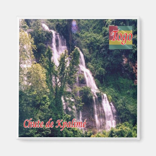 zTG003 TOGO, Herfsten van Kpalimé, Afrika, Fridge Magneet (Voorkant)