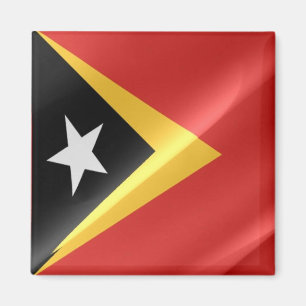 ZTL002 zwaait Oost-Timorese VLAG Oost-Timor Fridge Magneet