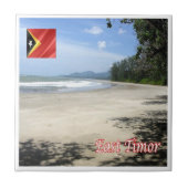zTL004 AFGELEGEN & ONGEREPTE stranden Oost-Timor Tegeltje (Voorkant)