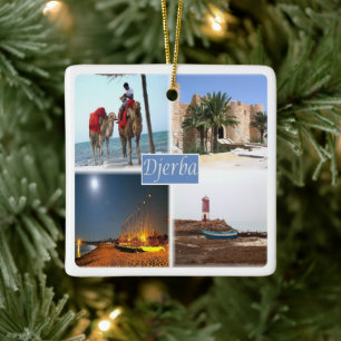 zTN017 DJERBA, Mosaic, Tunesië, Afrika, Keramisch Ornament