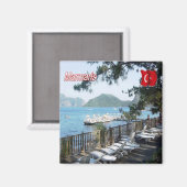 ZTR008 MARMARIS, Turkije, Europa, Fridge Magneet (Voorkant / Achterkant)
