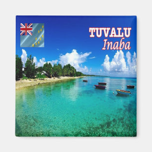 zTV007 INABA, Tuvalu, Oceanië, Fridge Magneet