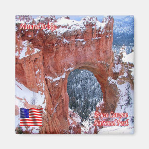 zU154 BRYCE CANYON, Natural Bridge, Utah, Fridge Magneet