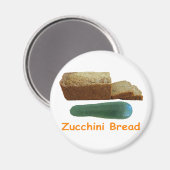 Zucchini Bread Magneet (Voorkant / Achterkant)