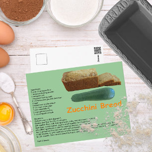 Zucchini Bread Recipe Briefkaart