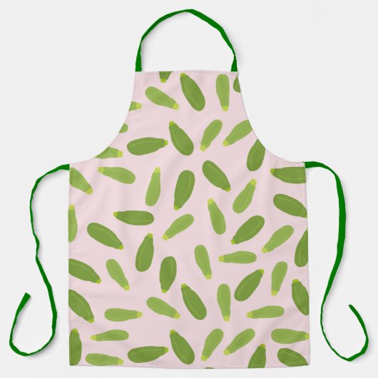 Zucchini Courgette Summer Squash Pattern Schort (Voorkant)