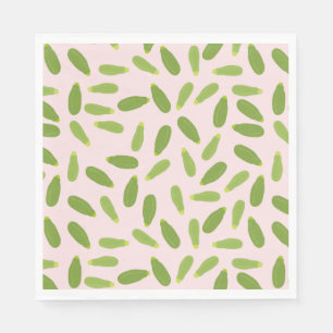 Zucchini Courgette Summer Squash Pattern Servet