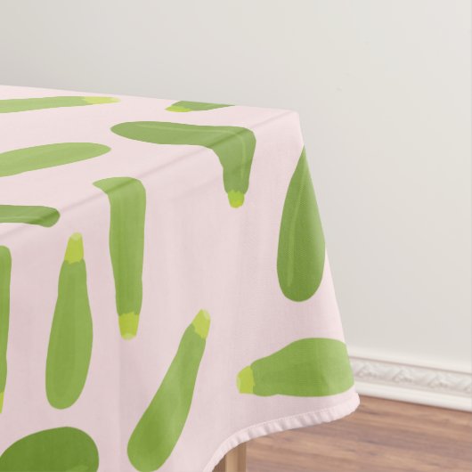 Zucchini Courgette Summer Squash Pattern Tafelkleed (Voorbeeld)