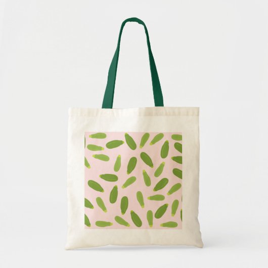 Zucchini Courgette Summer Squash Pattern Tote Bag (Voorkant)