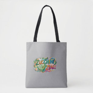 Zucchini-enthousiasme - Leuk grafisch T-shirt met Draagtas