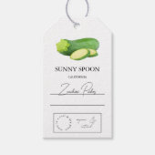 Zucchini Hang Label Cadeaulabel (Voorkant)