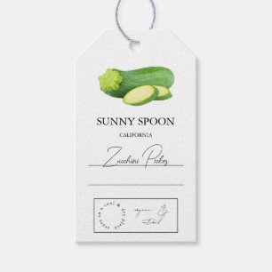 Zucchini Hang Label Cadeaulabel