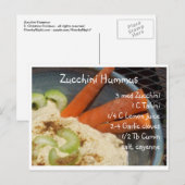 Zucchini Hummus Briefkaart (Voorkant / Achterkant)