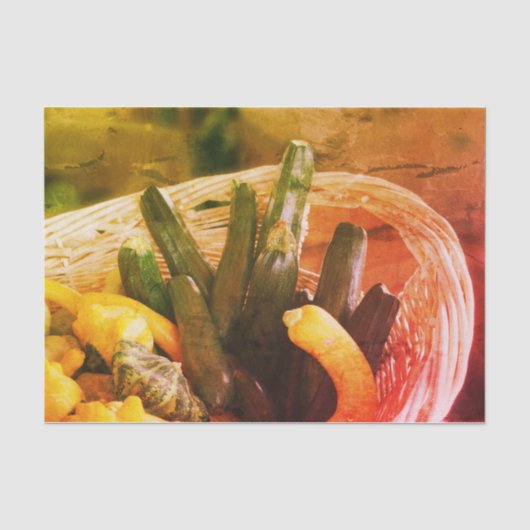 Zucchini Squash Gourd Vegetables  Ontkoppeling Tissuepapier (Voorkant)