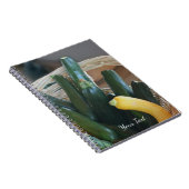 Zucchini Summer Squash Gourds Vegetables Notitieboek (Rechterzijde)