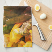 Zucchini Summer Squash Gourds Vegetables Theedoek (Quarter Fold)