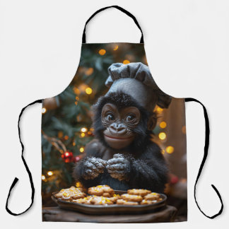 Zuckerbäcker Gorilla Schürze Schort