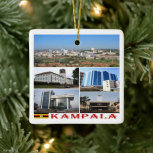 zUG010 KAMPALA Mosaic, Afrika, Oeganda, Keramisch Ornament