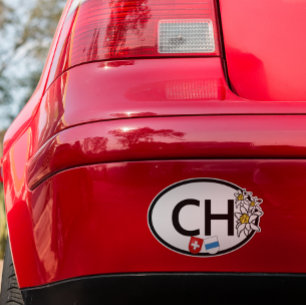 Zug & Zwitserse vlaggen   Edelweiss Flowers   Ovaa Sticker