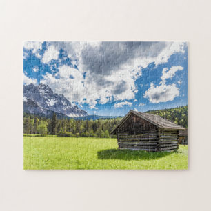 Zugspitze Alm Panorama Garmisch-Partenkirchen Post Legpuzzel