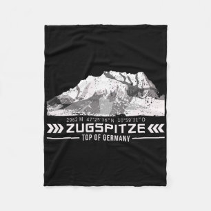 Zugspitze Alpen Wetterstein-gebergte Wandelen Klim Fleece Deken