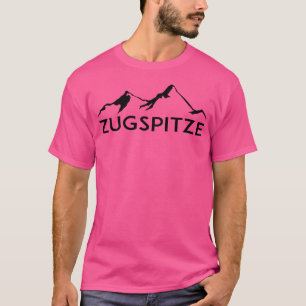 Zugspitze Deutschland Bayern Skigebergte T-shirt