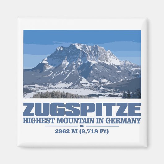 Zugspitze Magneet (Voorkant)