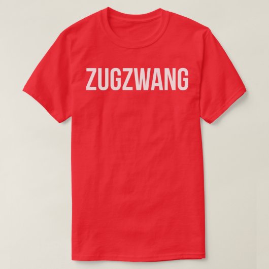 Zugzwang T-shirt (Design voorkant)