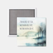 Zuhause  magneet (Voorkant / Achterkant)