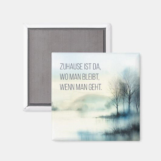 Zuhause magneet (Voorkant / Achterkant)