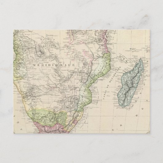 Zuid-Afrika 4 Briefkaart (Voorkant)