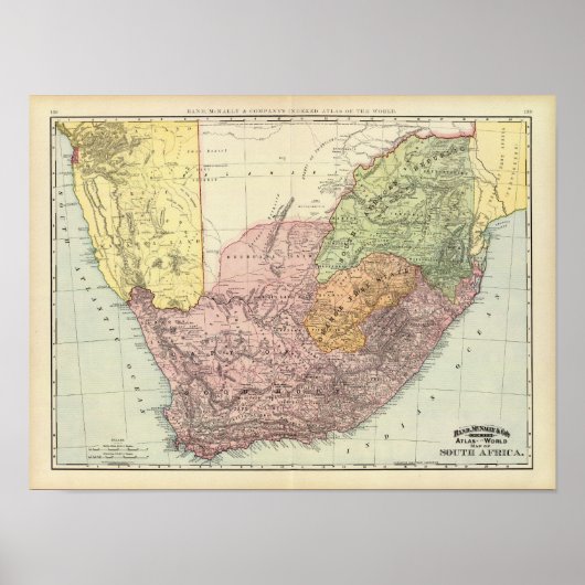 Zuid-Afrika 5 Poster (Voorkant)