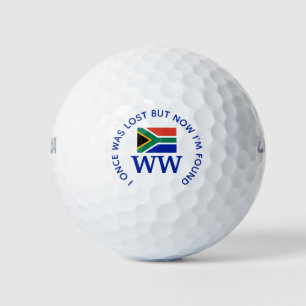 ZUID-AFRIKA Aangepast Christelijk verlies van MONO Golfballen
