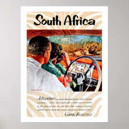 Zuid-Afrika, avontuur van een auto-rit, Poster