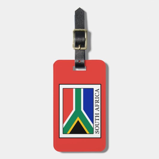 Zuid-Afrika Bagagelabel (Voorkant verticaal)